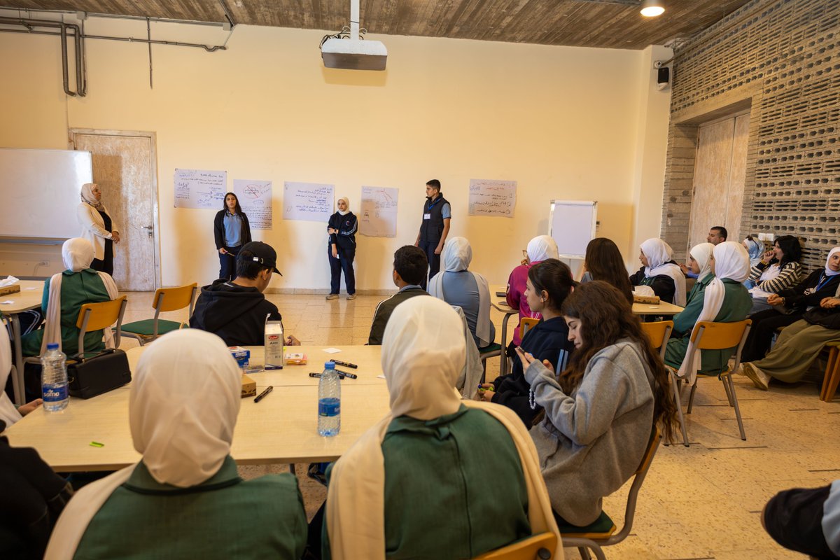 UNESCOJordan's tweet image. On 30 Oct, UNESCO together with @JordanUnesco &amp;amp; @RSCNJordan held an educational visit to Ajloun Forest Reserve, recently designated as part of UNESCO’s World Network of Biosphere Reserves. Students planted trees &amp;amp; learned about endangered species as part of Climate&amp;amp; Env Month