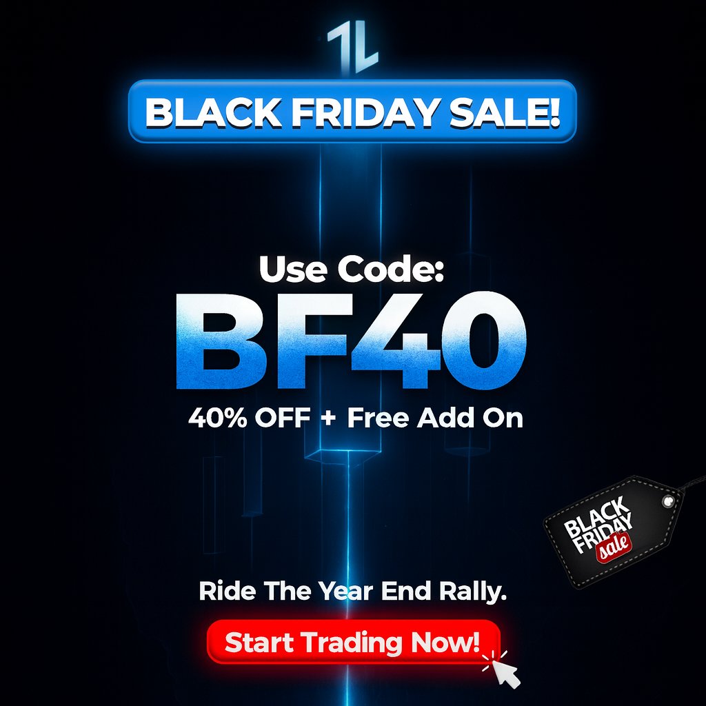 ⚡ Black Friday is live at OneStopProp!
Use code BF40 to get 40% OFF + a free add-on and position yourself to ride the year-end rally.
👉 Claim your discount now at:
onestopprop.com