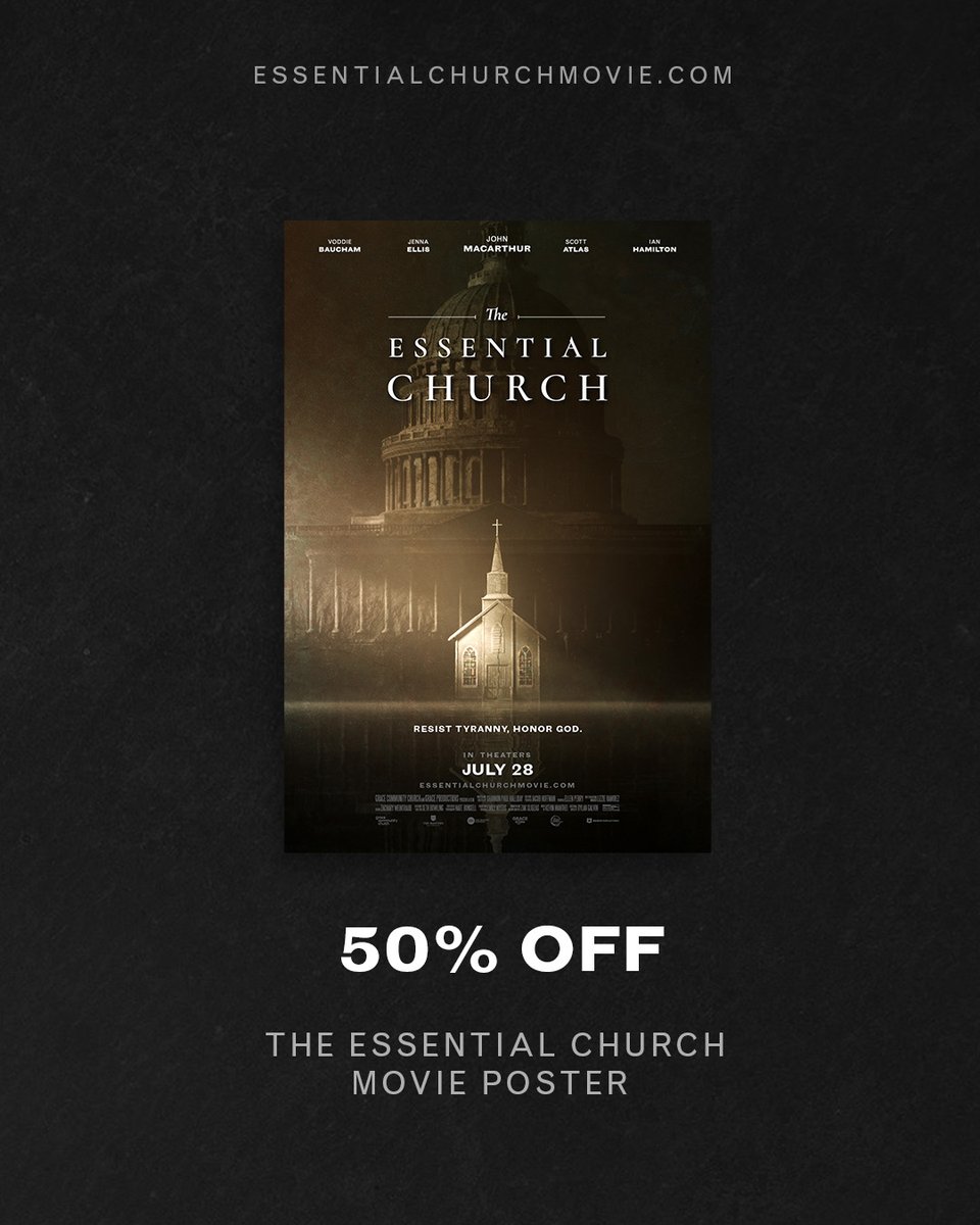 Tomorrow is the last day of The Essential Church Black Friday sale! Don't miss out on 50% off everything The Essential Church!

Shop now!
essentialchurchmovie.com/store

#blackfridaysale #essentialchurchmovie #gracecommunitychurch #theessentialchurch