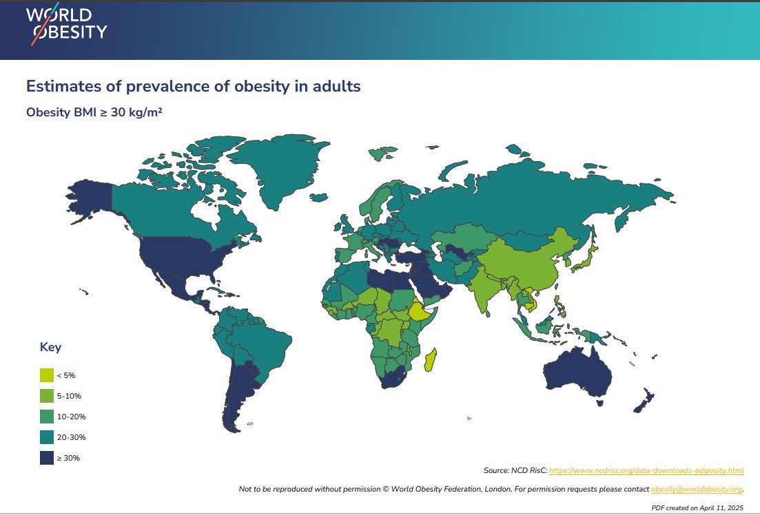Obesity Rates (%)

USA🇺🇸: 42.7
Chile🇨🇱: 39.7
Mexico🇲🇽: 36.9
Türkiye🇹🇷: 34.4
NZ🇳🇿: 34.3
Hungary🇭🇺: 32.5
Costa Rica🇨🇷: 32.3
Australia🇦🇺: 31.0
Ireland🇮🇪: 29.3
Greece🇬🇷: 28.9
Poland🇵🇱: 28.3
UK🇬🇧: 27.6
Slovakia🇸🇰: 27.6
Czechia🇨🇿: 26.9
Canada🇨🇦: 26.7
Lithuania🇱🇹: 26.0
Latvia🇱🇻: 24.9