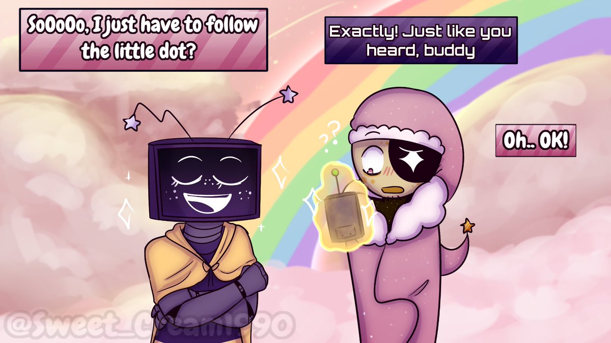 AbyCerezas's tweet image. 🌈My Dandy 🌙 Pt13 (1/2)

I decided to include a small nod to lore that NO ONE knows, only me 😈

#dandysworld #moonflower