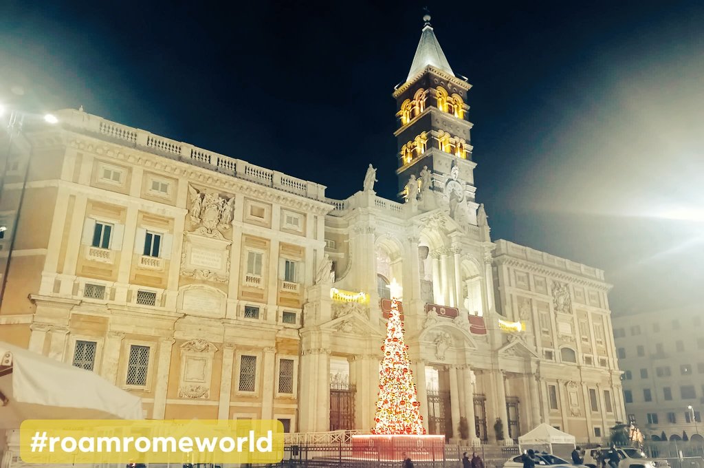 roamromeworld's tweet photo. The Christmas Tree 🎄 &amp; the Nativity Scene at the Papal Basilica of Santa Maria Maggiore 

#roamromeworld #santamariamaggiore #christmas2025 #christmasdecor #Advent2025 #christmastree #christmastreedecorating #christmastreedecor #TheNativityScene #November2025 https://t.co/aQaG7OoRf8