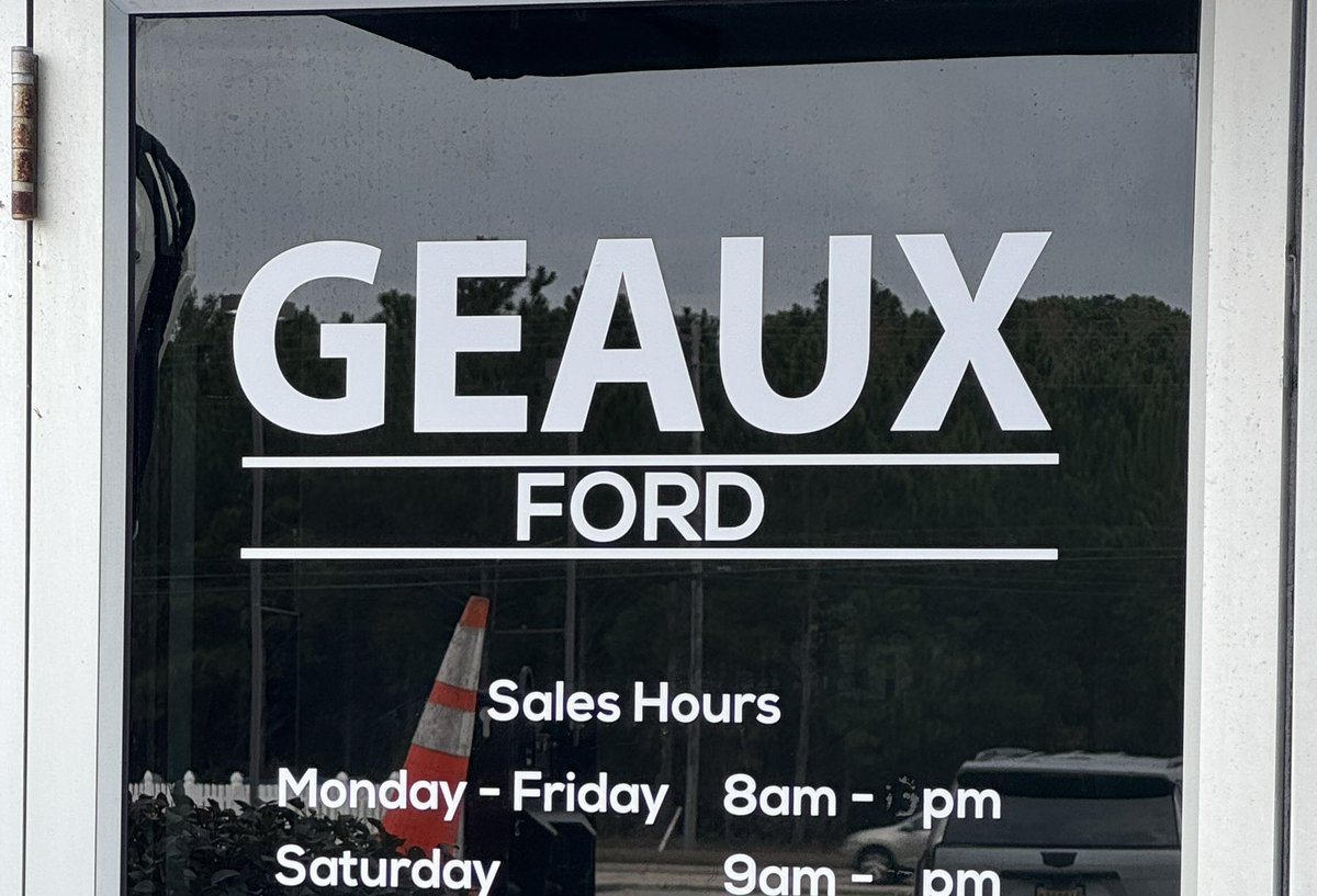 Super excited to announce that Geaux Automotive Group will be adding Geaux Ford in Waveland, MS starting tomorrow morning. #letsgeaux #Ford