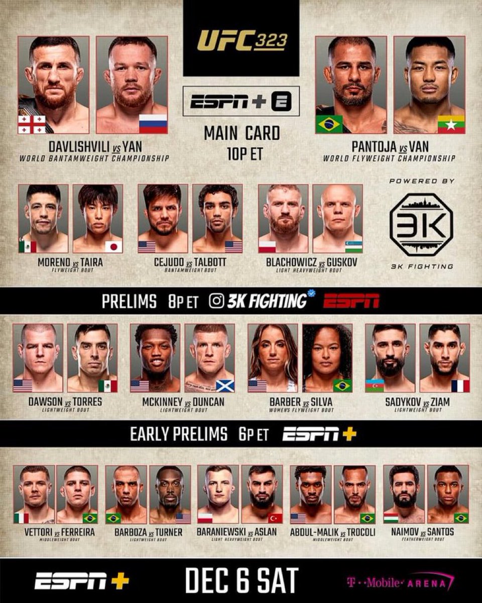 UFC 323 FIGHT WEEK ‼️