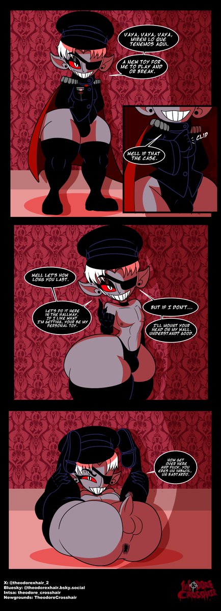 Sadistic, Authoritarian Femboy Vaggie. 

#HazbinHotel #HazbinHotelFanart #vaggie #Vaggiehazbinhotel #HelluvaBoss #Hellaverse #HelluvaBossFanart