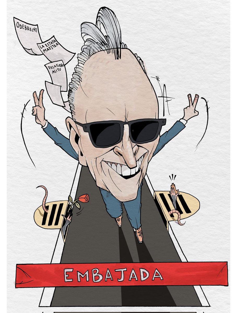 El_Chamuco's tweet image. &quot;Carrera cínica&quot;, por Pat (@MoneroPat). #CartónDelAverno