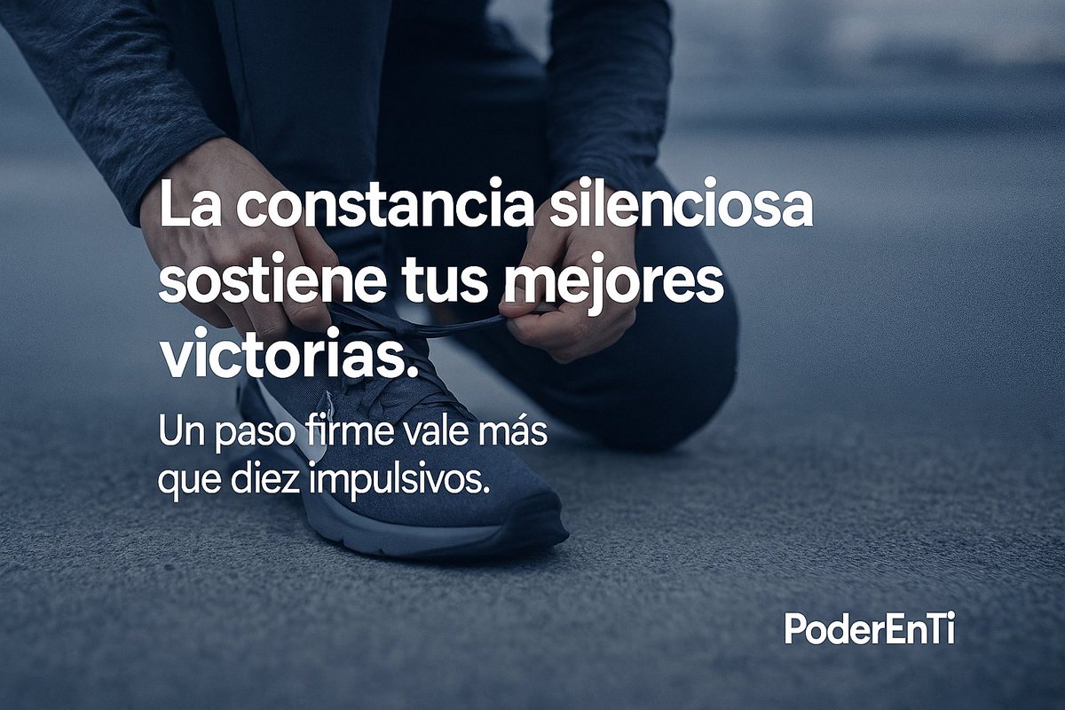PoderEnti's tweet image. La constancia silenciosa sostiene tus mejores victorias. #PoderEnTi

💬 Cuéntame en los comentarios cómo lo aplicarías hoy.

#Disciplina #Progreso #Constancia #Enfoque