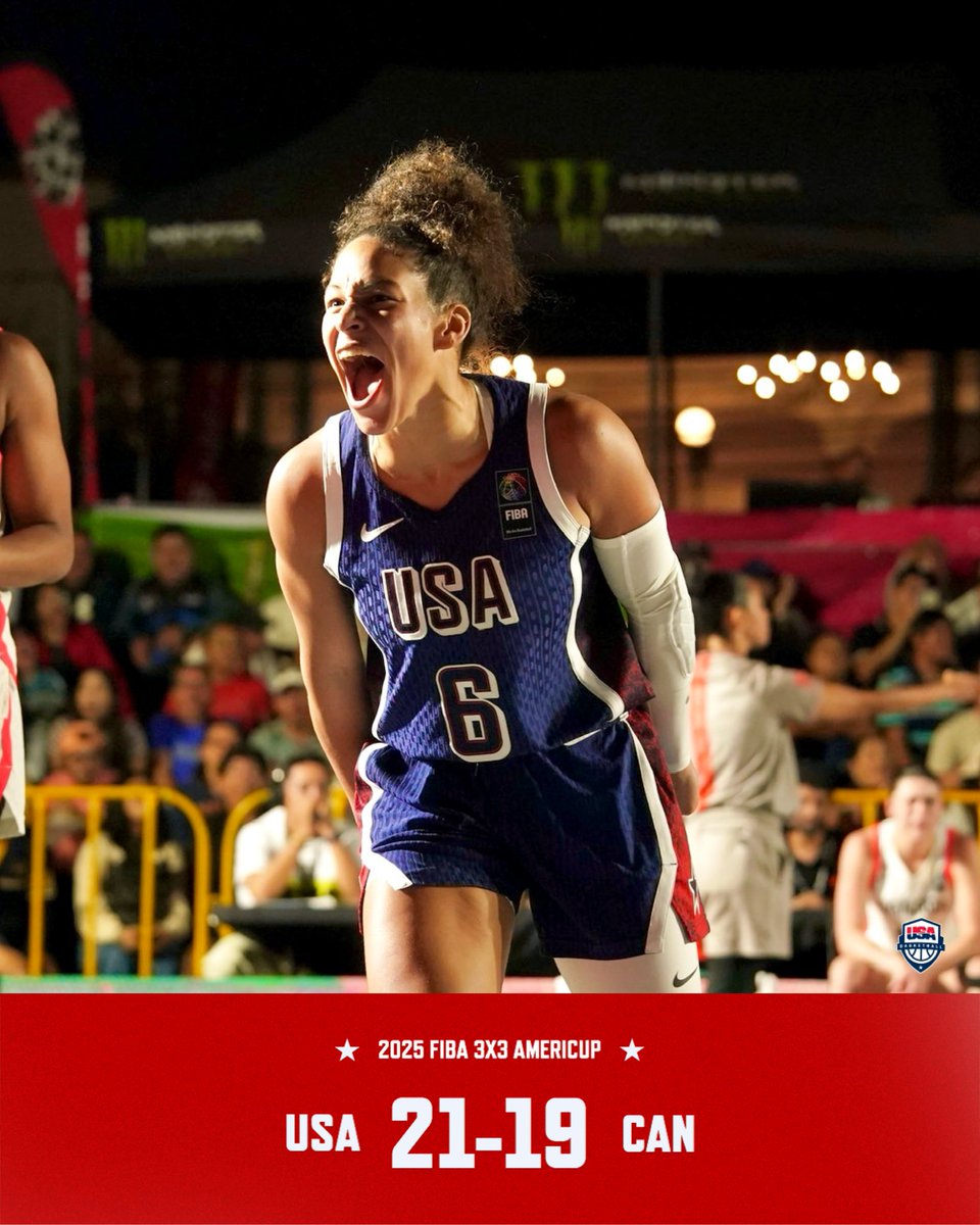 A 🇺🇸 #3x3WNT GOLDEN DUB! 🥇

#3x3AmeriCup