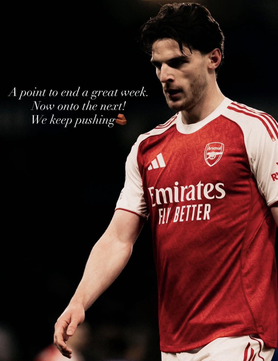 ArsenalBuzzCom's tweet image. 📸| @_DeclanRice on IG following the Arsenal draw vs Chelsea 💬 #afc