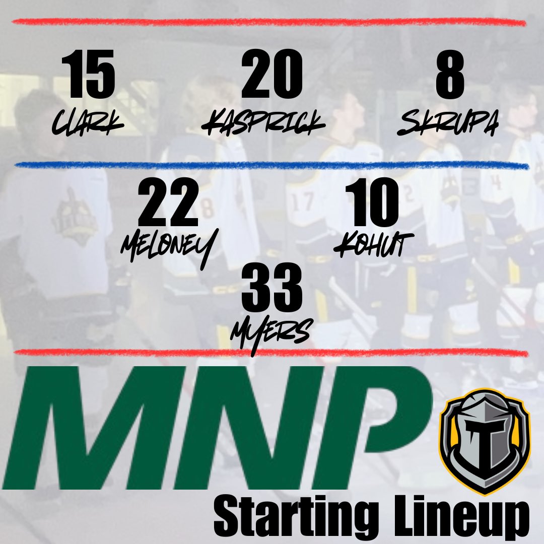 Here is your MNP starting lineup for the Titans vs the Winnipeg Monarchs tonight. 

#GoldAndBlackAttack🟡⚫️⚔️