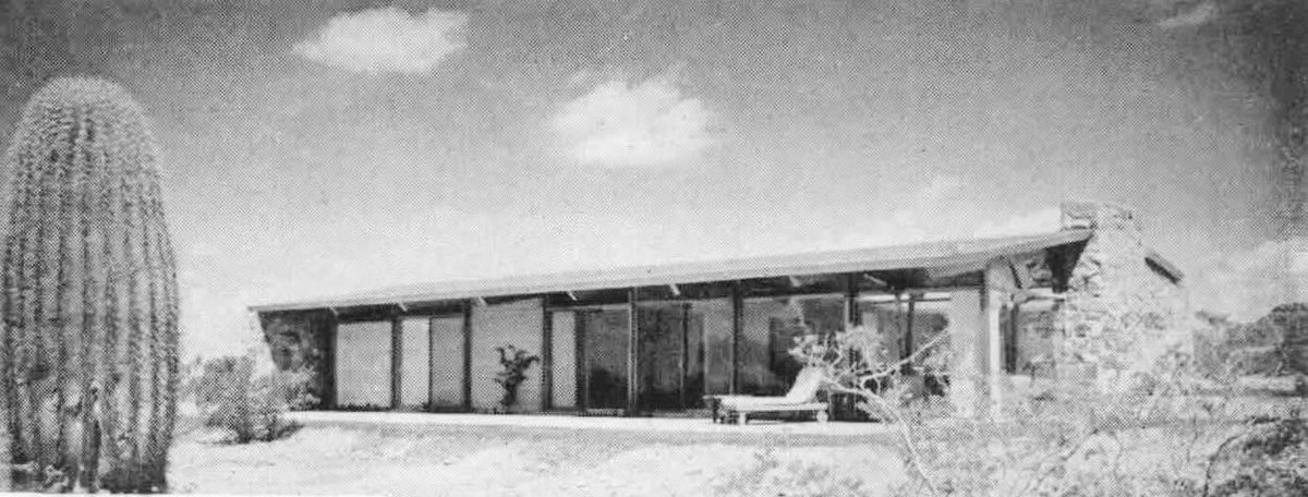 TRES60Blog's tweet image. Casa Varney House en Phoenix, Arizona. Proyectada por Edward L. Varney en 1950.

#VarneyHouse #EdwardLVarney #modernarchitecture #midcenturyhouse #midcenturymodern