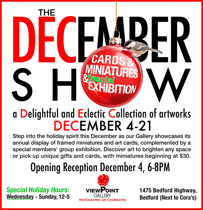 ViewPointHfx's tweet image. December 2025 - What's Happening at ViewPoint Gallery - mailchi.mp/41a0751ffb4c/v…
