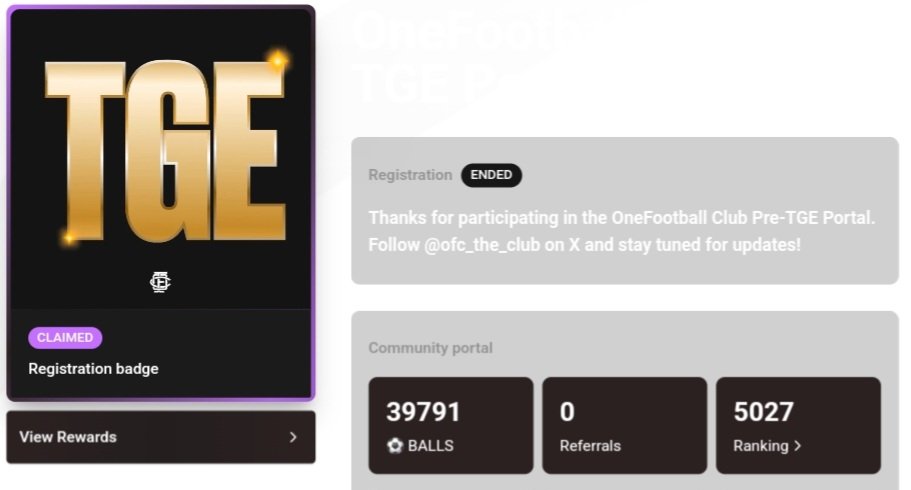 mdsazib820's tweet image. 🚨 $OFC Pre-TGE Portal is CLOSED! ⚽🔒
Months of GMs, BALL farming (mine 43K+ 😤), referrals &amp;amp; quizzes—DONE. Badge claimed. Now the real game begins.
Backed by 34M+ fans, powered by @animocabrands on Base + ETH.
TGE Q4.Airdrop loading…
How many BALLS did you farm? 🚀🔥 #OFC ⚽💜