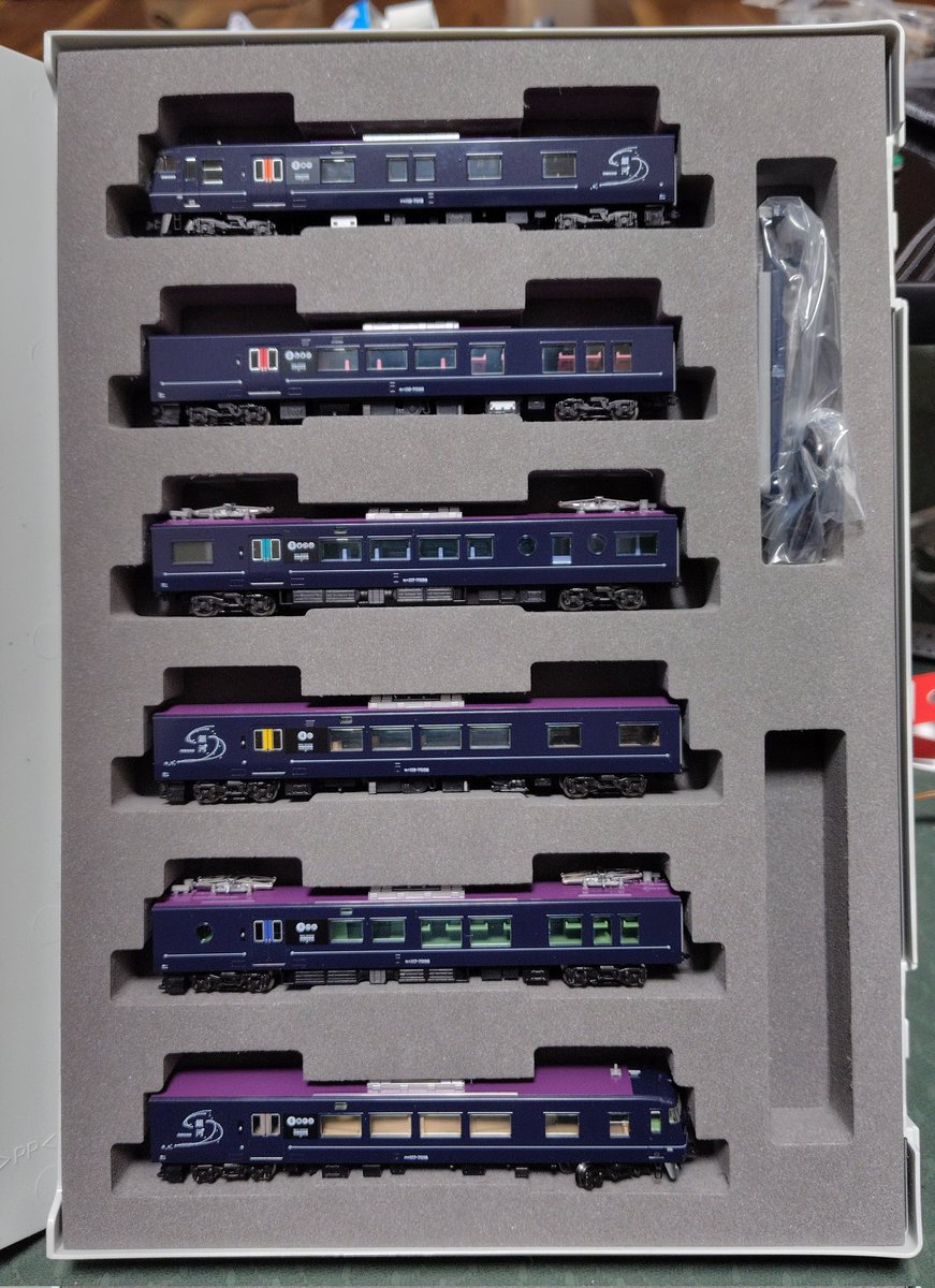 TOMIX 98714 JR 117 7000系電車(WESTEXPRESS銀河)セット 何度か