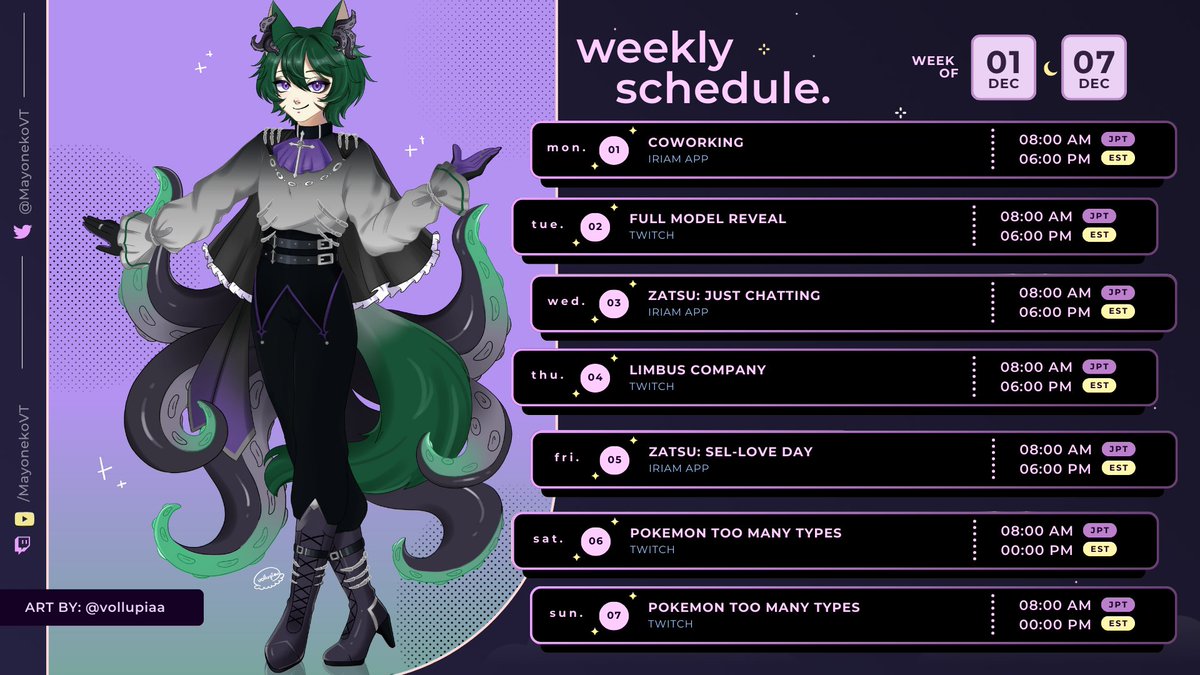 Artem Mayonaka 🌑🐈‍⬛ 【IRIAM US】 tweet media