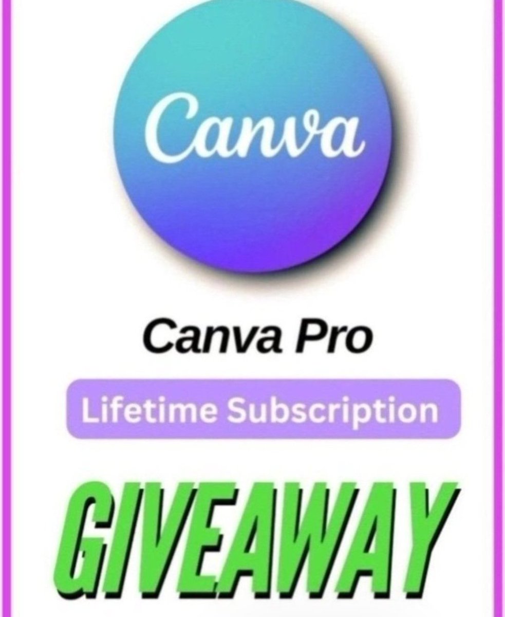 AnishJaitwar's tweet image. Want Canva Pro for FREE  Lifetime Access?
No tricks. Just follow these 3 simple steps:

1. Like this post
2. Comment &quot;Canva&quot;
3. Repost for others to benefit too!

Follow me  @AnishJaitwar I’ll DM you the access
(No follow no DM)

Let’s make your designs stand out with Canva Pro