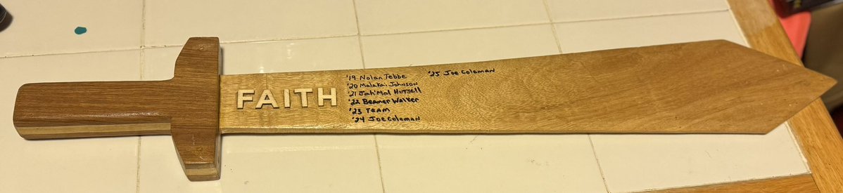 Honored to be voted Captain by my teammates for next season and trusted with the responsibility to lead this team into battle with <a href="/Liamvargo_/">Liam Vargo</a> 
Can’t wait to get back to work with these guys in a week!
#hailspartans 
<a href="/RogerBaconFB/">Roger Bacon Football</a>