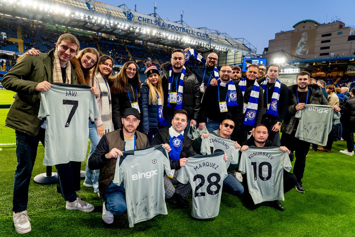 A match that had hearts racing and memories our VIP guests will be bragging about for years.

That was the latest chapter of the #BingXMatchDay Xperience. Where traders touch grass as they’ve just been signed to <a href="/ChelseaFC/">Chelsea FC</a>. 

That’s the heartbeat of Trained on Greatness!