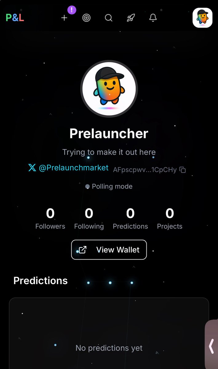 Who’s stopping you from making your profile at pnl.market ?