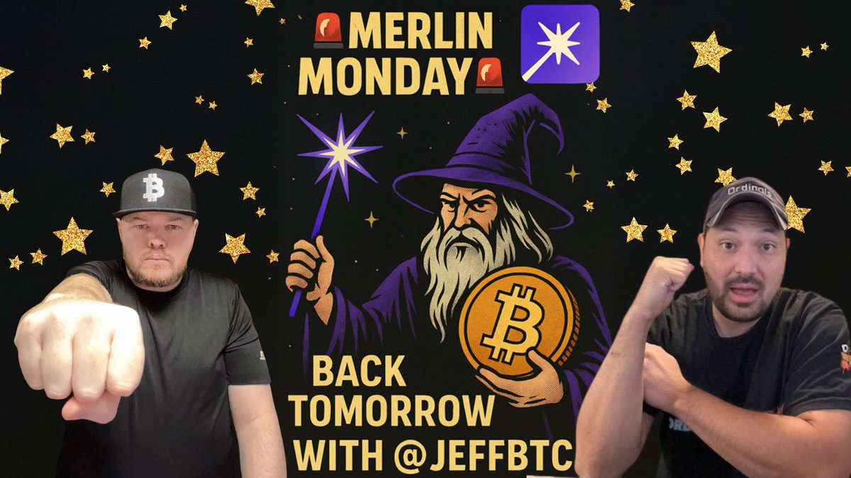OnChainRev's tweet image. 🚨 Merlin Monday is back tomorrow with the legend @jeffBTC!
We’re diving into market sentiment and whether a Santa Rally is on the table to finish the year. 🎅📈
Don’t miss this one,  it’ll be packed with alpha. ⚡