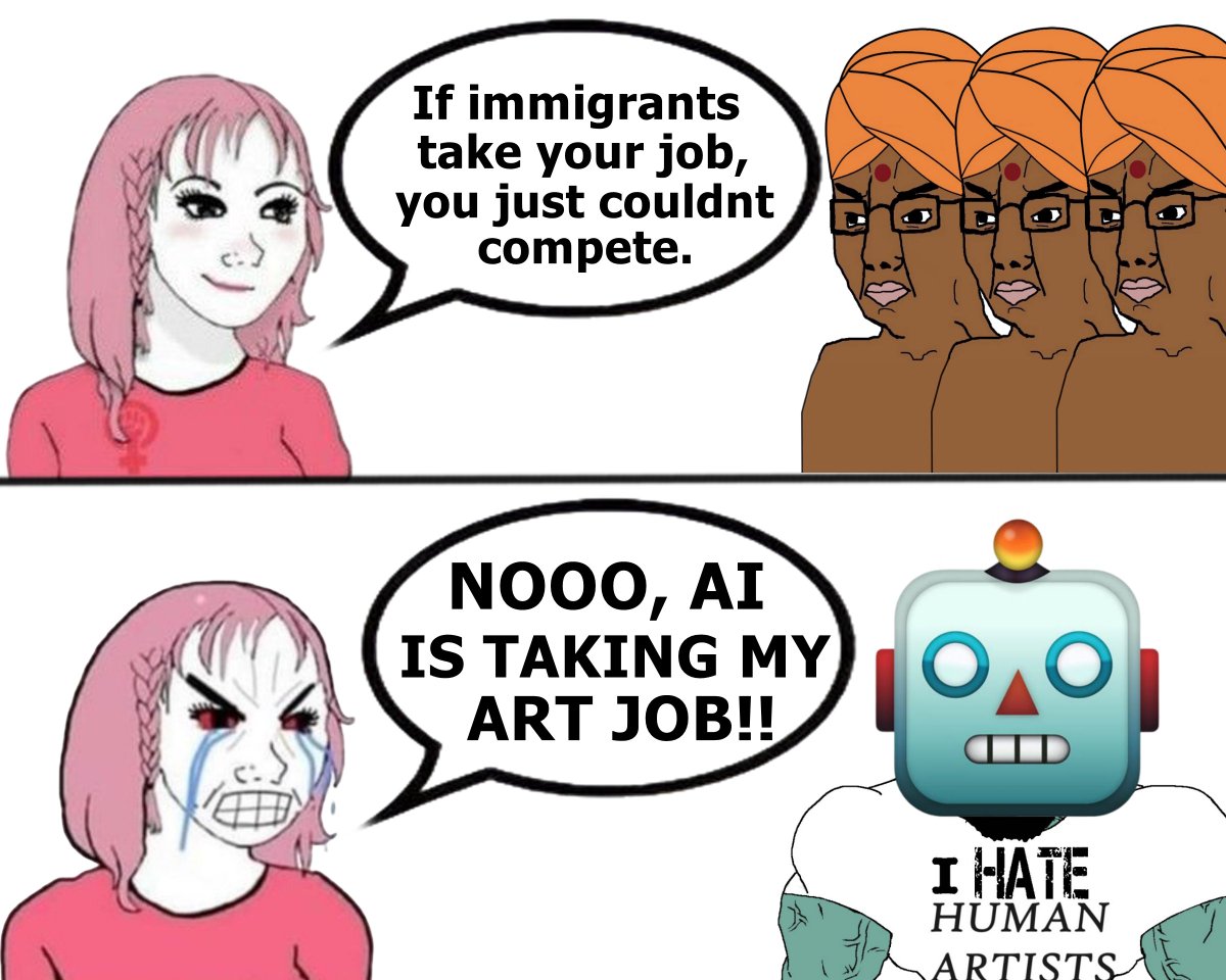 RemnantA15525's tweet image. Honestly at this point, it is just karma for the left-wing artists.