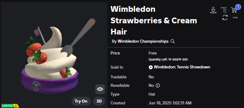 Xh0PlUgc's tweet image. 📣This item will be available in 10 hours.

📦Stock: 19,300
❗How to get it: ???

➡️roblox.com/catalog/110318…
➡️roblox.com/games/94637378…

#Roblox #RobloxDev #RobloxFreeUGC #RobloxUGCLimited