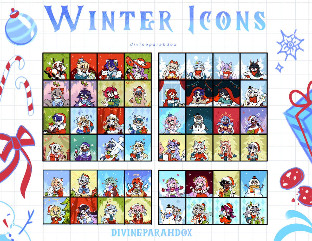 HONKAI STAR RAIL: WINTER ICONS ❄️🌲🧣

It’s getting colder and more festive so please enjoy the newest batch of HSR icons ~ check alt text to see who is who! ✨