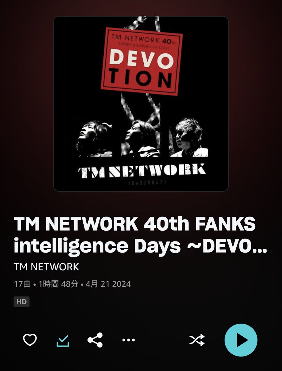 TM NETWORK 40th FANKS intelligence Days 〜DEVOTION