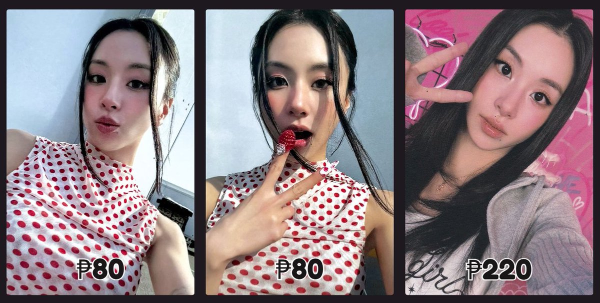 🍂 ₱380 set ! (₱360 payo)
🎀 dop : 2 weeks w/ nrdp
— onhand x sensi !
💌 reply / dm to claim ! (rcbyt pls)

🏷️ twice chaeyoung this is for tif strawberry peace noot 10k won benefit pc photocard