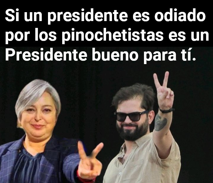 Incorru47125032's tweet image. ¿Pqé #EstoyConJara?
Muy simple, Pq ella representa la antípoda del pinochetismo q tanto daño le hizo al pueblo de Chile.
Las ideas retorcidas del dictador no se extinguieron con su muerte. Aún hay gente q cree q puede aplastar al prójimo para su beneficio. 
La lucha sigue.✌️😉