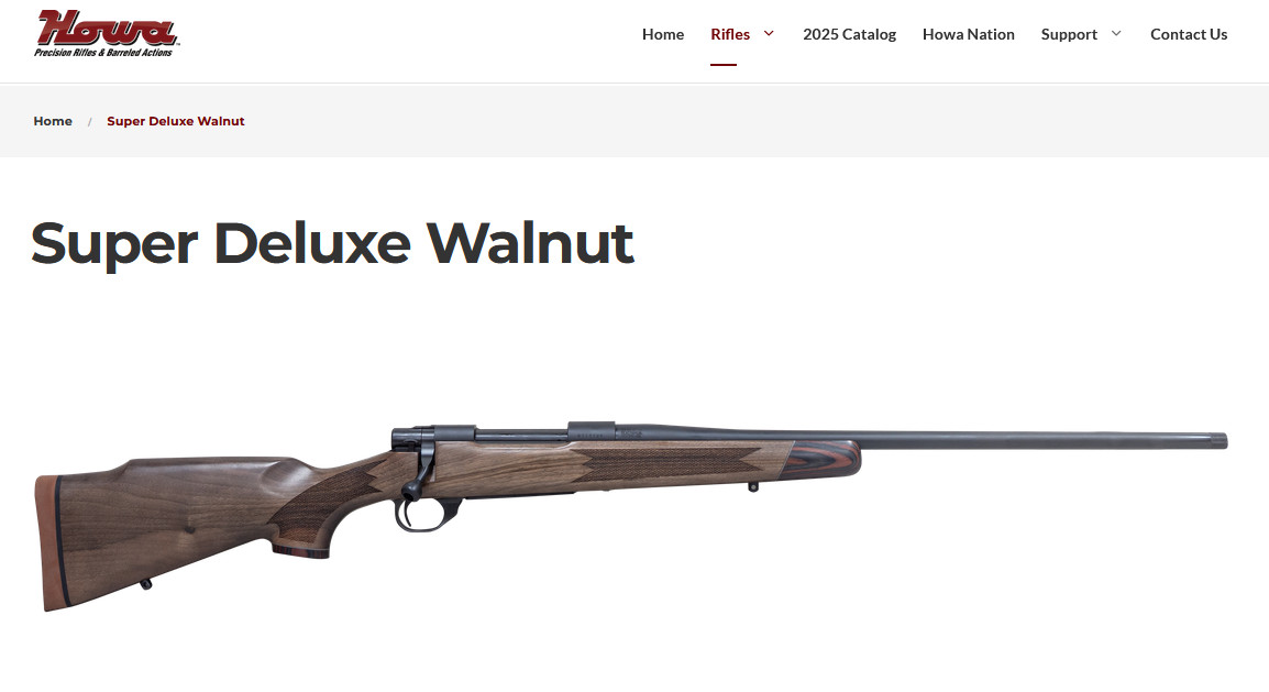 FirearmsGuide's tweet image. Howa 1500 Super Deluxe in .308 - 2025 Model with Phenomenal Turkish Walnut Stock #howa #boltaction #308caliber #rifle #gun #MadeinJapan #wildboar #hoghunting #hogrifle #gunstock #hunting #deer #whitetail

Rumble: rumble.com/v72fzlc-howa-1…

YT: youtu.be/XqxomQBwtkY?si… via @YouTube