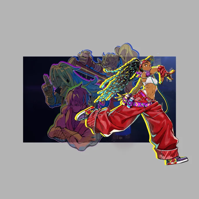 武神流参るッ! #スト6イラストコンテスト3 #SF6ArtContest3