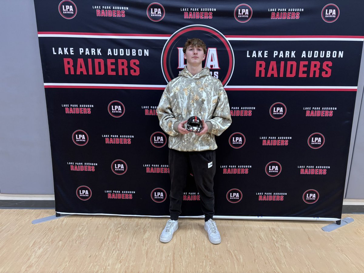 The next award is our “Whatever It Takes” Award!  Congratulations to our recipient, Gabe Harris!  #RaiderPride