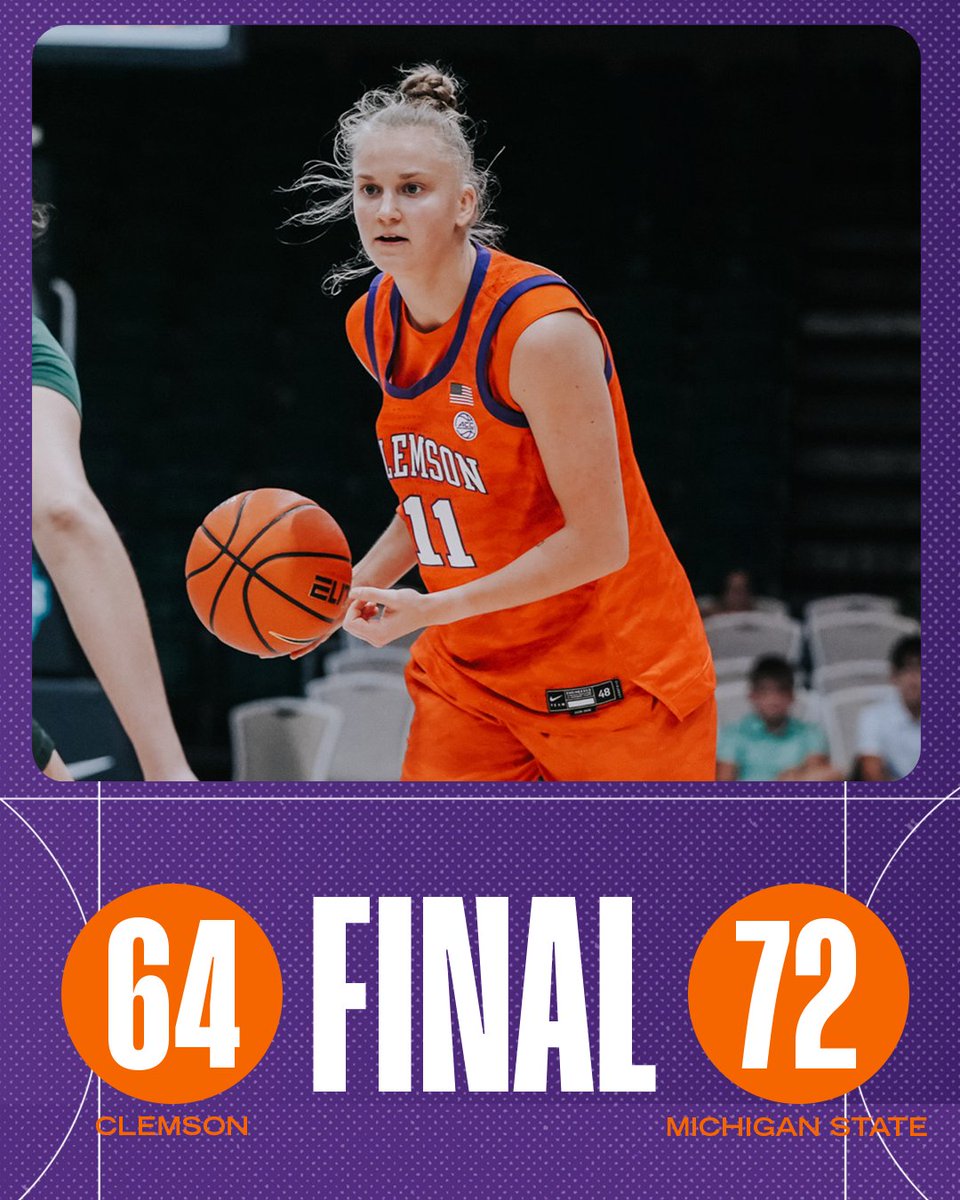 ClemsonWBB's tweet photo. Final from Nassau https://t.co/Z6wXy8eGq0