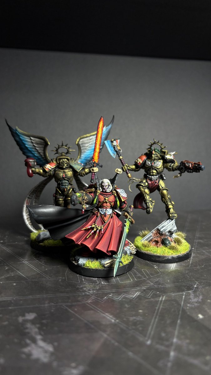 Saturos_Carlos's tweet image. Mi obra magna, los Bros.
@theminiaturista es mi pastor, nada me falta.
#warhammer40k #warhammerpaint