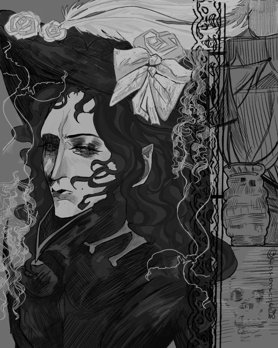 forgornorem's tweet image. ⚓️⊱⛓️‍💥
#VampireHunterD #Alucard #siren #Pirates