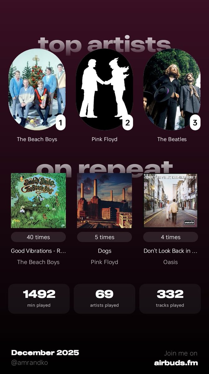 really good vibrations this week