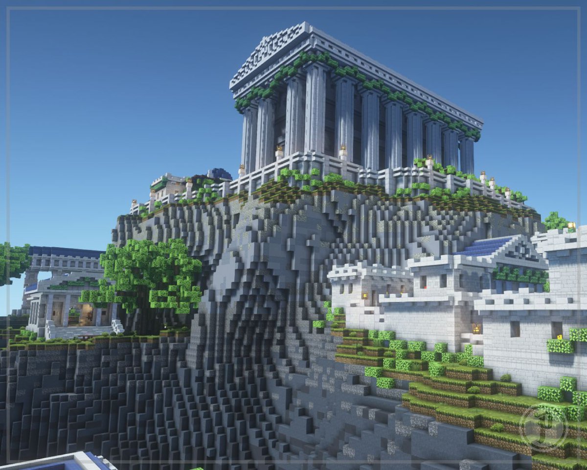 PotterworldMC's tweet photo. 🏛️ | Climb aboard a Kelpie and join us for this year’s Winter Waltz at Magifaisteio! This historic Greek school in Santorini is sure to host a waltz to remember. ❄️ 💃

#minecraft #magic #fantasy #christmas #santorini #greece https://t.co/Ej0uBqDOXl