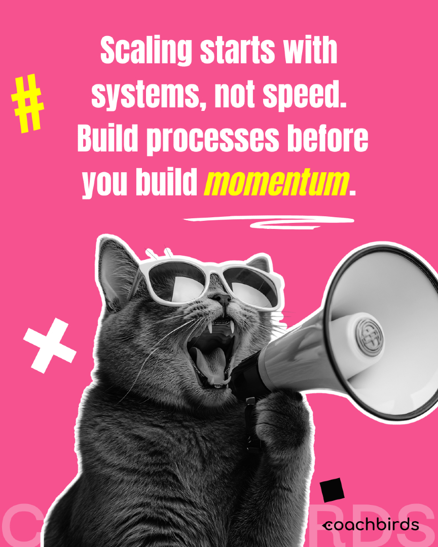 coachbirds's tweet image. Want to scale without burning out? Start with structure.

What’s one system that changed your workflow?

Share it below!

#ScalingBusiness #BusinessGrowth #SystemsFirst