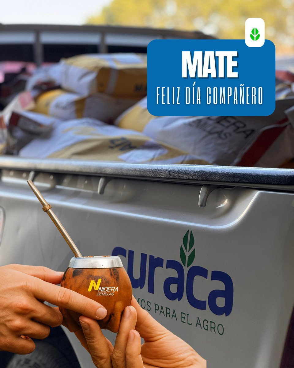 CuracaAgro's tweet photo. Día Nacional del MATE 🧉
Feliz día compañero 🫶🏼
#CuracaAgro
#RedIn @NideraSemillas 
#DíaNacionalDelMate 🧉 https://t.co/kP0ETKf716