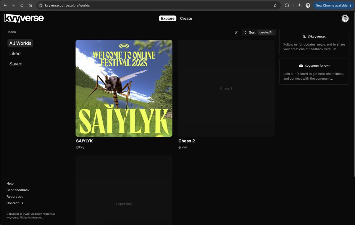 vladkrutenyuk's tweet image. WOOHOOO!
FIRST REAL BIG PROJECT CREATED IN @kvyverse_ IS DONE

8 hours left until launch

#threejs #kvyverse #webgl #web3d #gamedev
