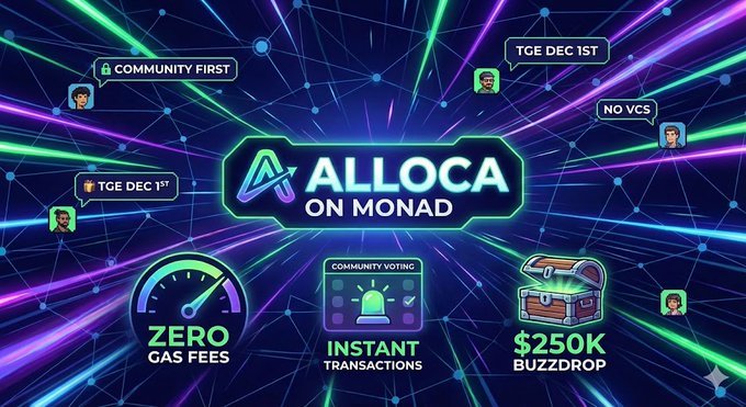 One of the most underrated things <a href="/alloca_xyz/">Alloca</a> is pushing is its bonding curve model.
I know people see the word and move on, but the mechanics matter.

Projects get early liquidity without depending on whales to set price.

Buyers get transparent price progression where supply