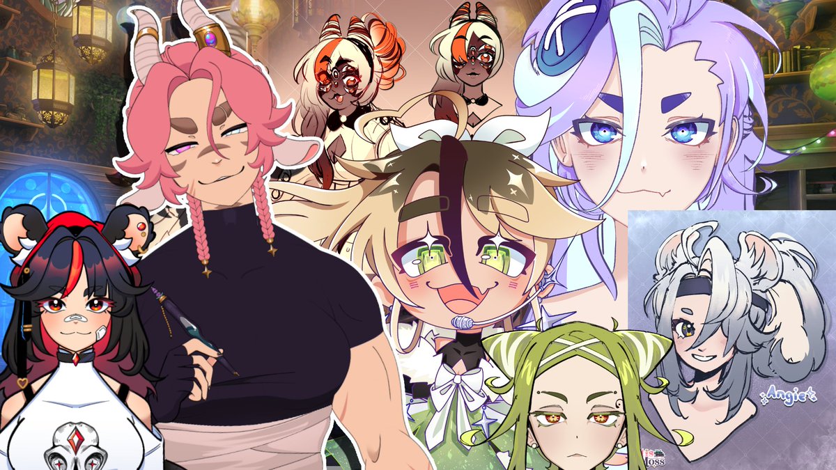 LET'S DO ANOTHER ONE OF THESE! 🐐✨  

Drop your vtuber character design/PNG and let me review it on stream.    

I'll give constructive criticism based on my personal design preferences &amp; style!    

I'm happy to teach some character design theory along the way! ~