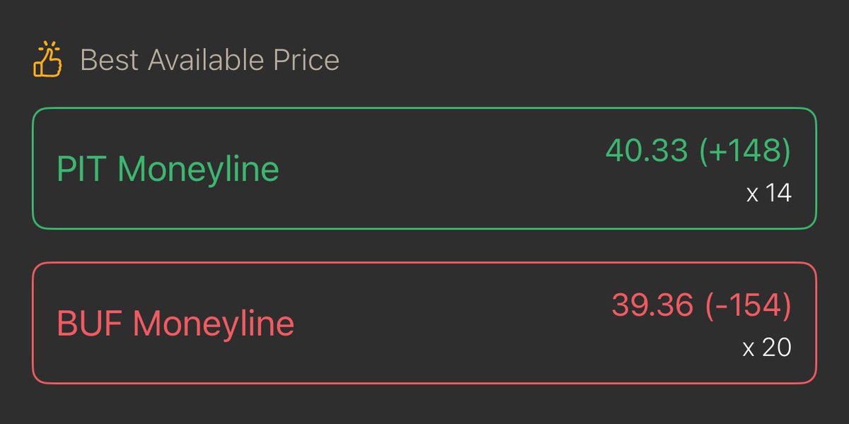 Bills vs. Steelers kicks-off shortly! ⏰

20 shares of BUF ML remain available at a market-leading price of -154 👀

Get your shares ⬇️
stxapp.ca