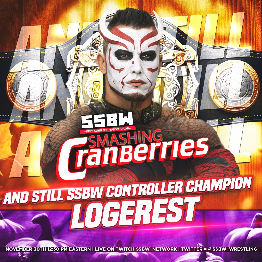 Congratulations to Logerest <a href="/KageokiSan/">Logerest</a> for retaining his SSBW Controller Championship by defeating 'The Chad' AK-47 <a href="/unleashedfury01/">AK</a> at Smashing Cranberries! #SSBW #EFED #WWE2K25 #CAWUNNITY #SMASHINGCRANBERRIES #THANKSGIVING