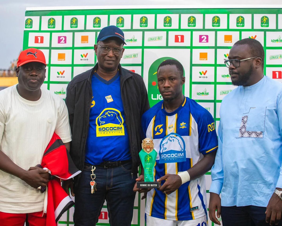 Félicitations à Libasse Gueye, homme du match TFC Rufisque vs Pikine de Daouda Gueye de Pikine.

Match nul plaisant
Félicitations à la Ligue Sénégalaise de Football Professionnel pour les améliorations à l'environnement de notre #FootLocal

Bara