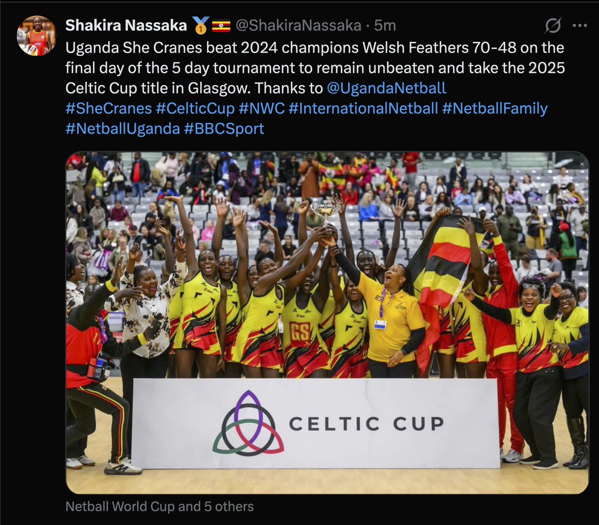 Shakira Nassaka 🥇🇺🇬 tweet media