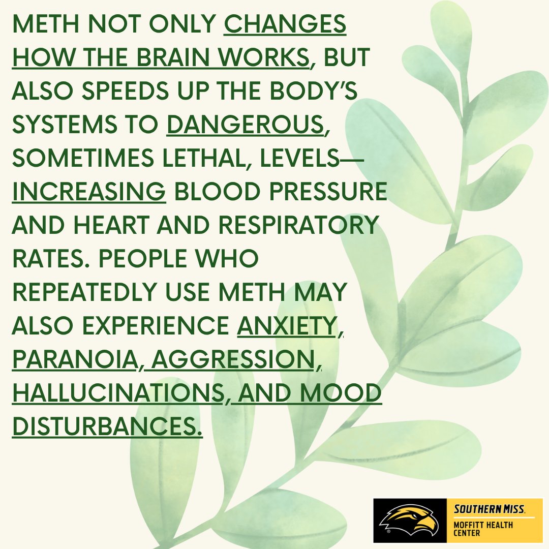 USMhealth's tweet image. National Meth Awareness Day
Meth destroys lives—awareness saves them. Know the signs, seek help, and spread hope. #MethAwarenessDay #EndAddiction #MoffittHealthCenter