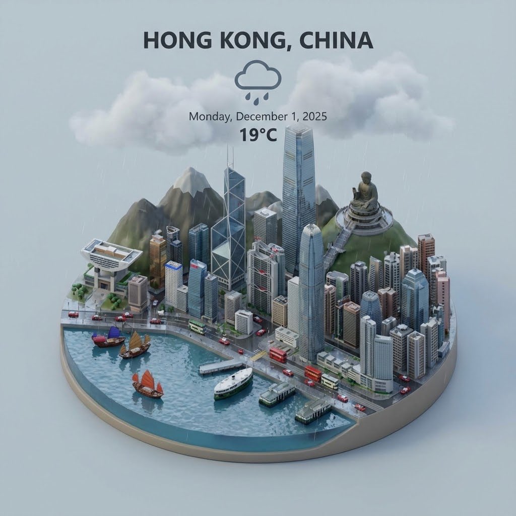 ruchesman's tweet photo. Hong Kong, by Nano Banana Pro ❤️ looking forward to seeing you on Wednesday.

#ai #poweredbyai https://t.co/PCupElFTBN