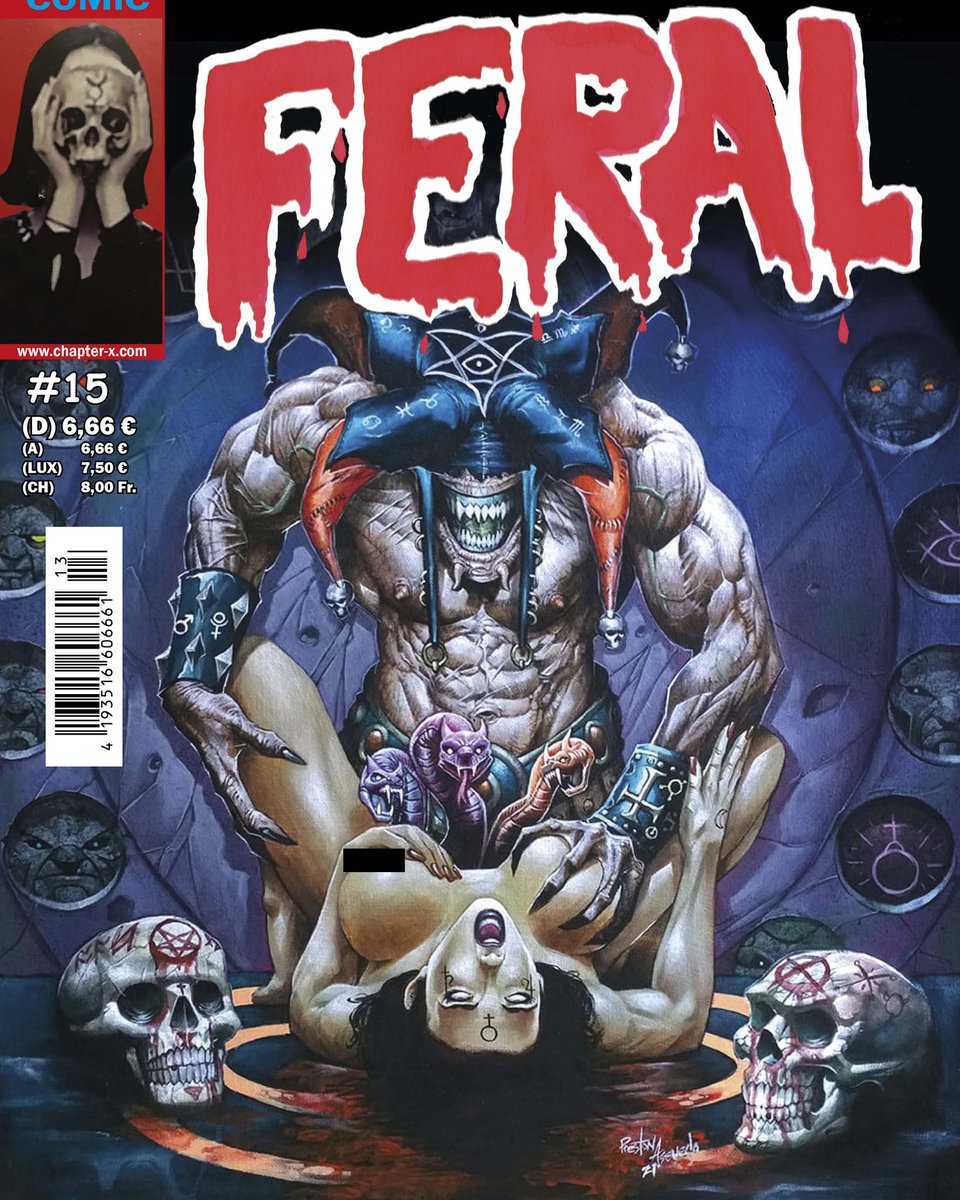 nickythepipe's tweet photo. made the cover of feral magazine. their will also be a 9 devils short story included. not for the faint of heart lol
this piece l " Love Evil" was a collaberation between me and the great tim vigil! its my take on tims pen and inks.
#chapterx #feralmagazine #prestonasevedo @TimBVigil